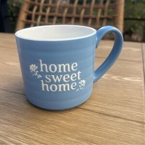 Farmhouse Blue Stoneware 12 oz. Coffee Mug Threshold HOME SWEET HOME